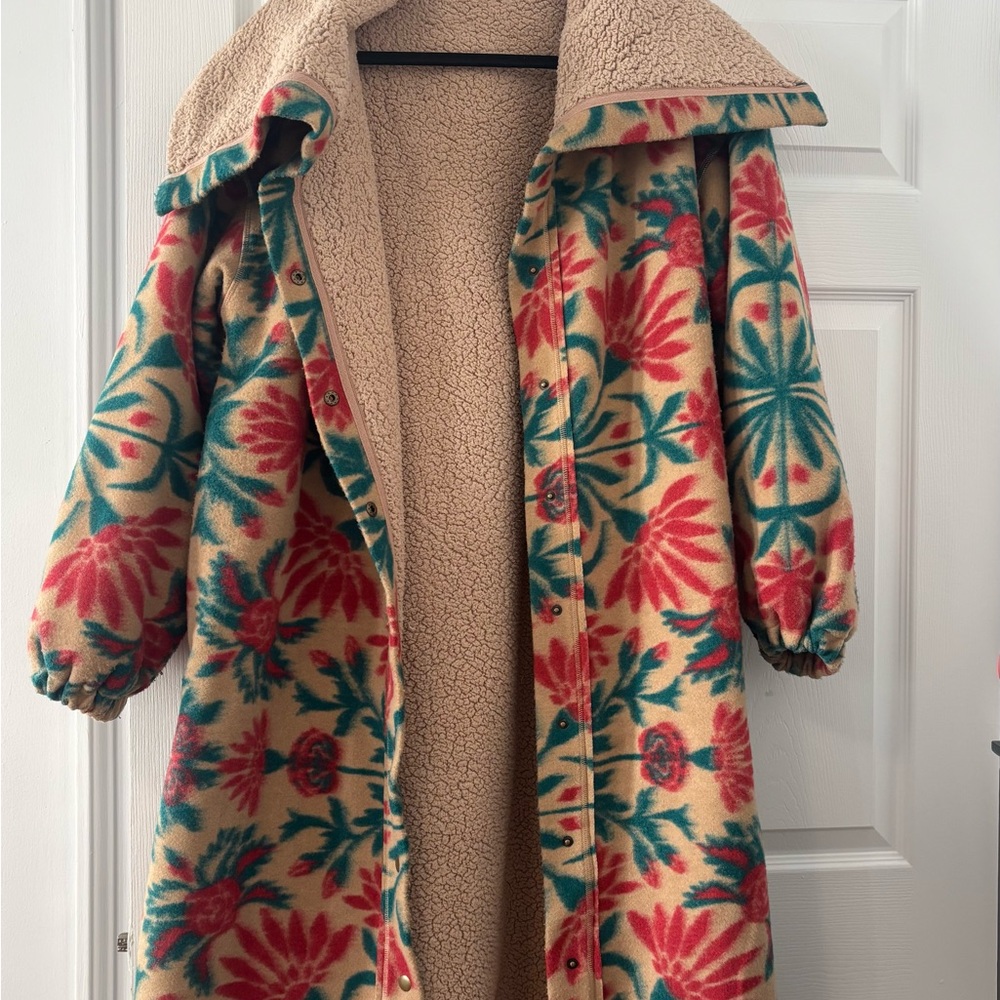 Free People This Love Long Fleece Coat - Picture 4 of 5